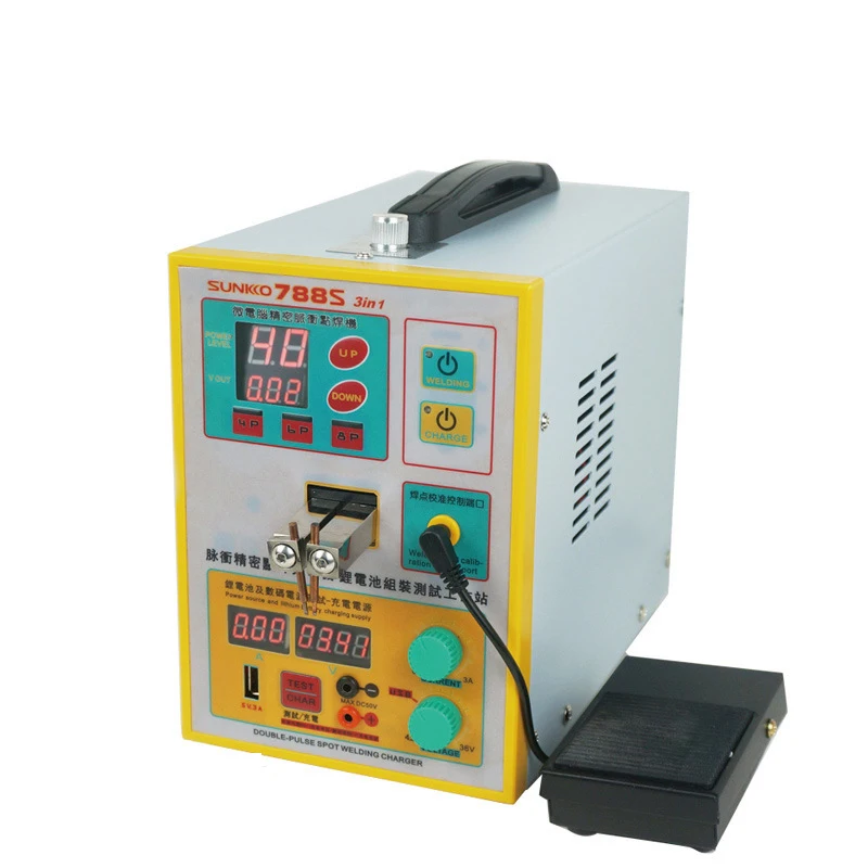 788S Mobile Power Charging Treasure 18650 Lithium Battery Pack Welding Spot Welding Machine Small Welding Machine