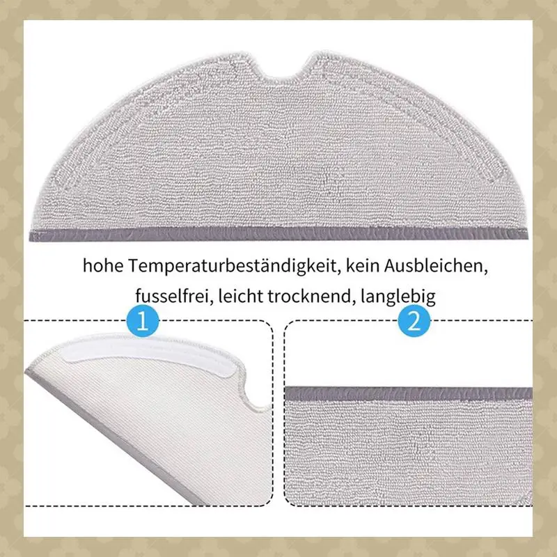 

AB45 8X Mop Cloth Pads For Roborock Q5, Q5 Pro, Q5 Pro+, Q7, Q7max, Q8max And Q8max+, E Series, S5, S5 Max, S6, S6 Pure