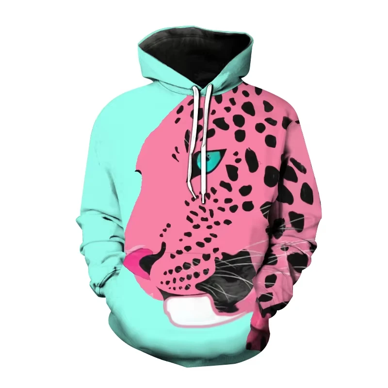 

Autumn And Winter New Men's Clothes 3d Printed Men's Animal Print Hoodie Men Loose Fashion Casual Oversized Street Hoodie