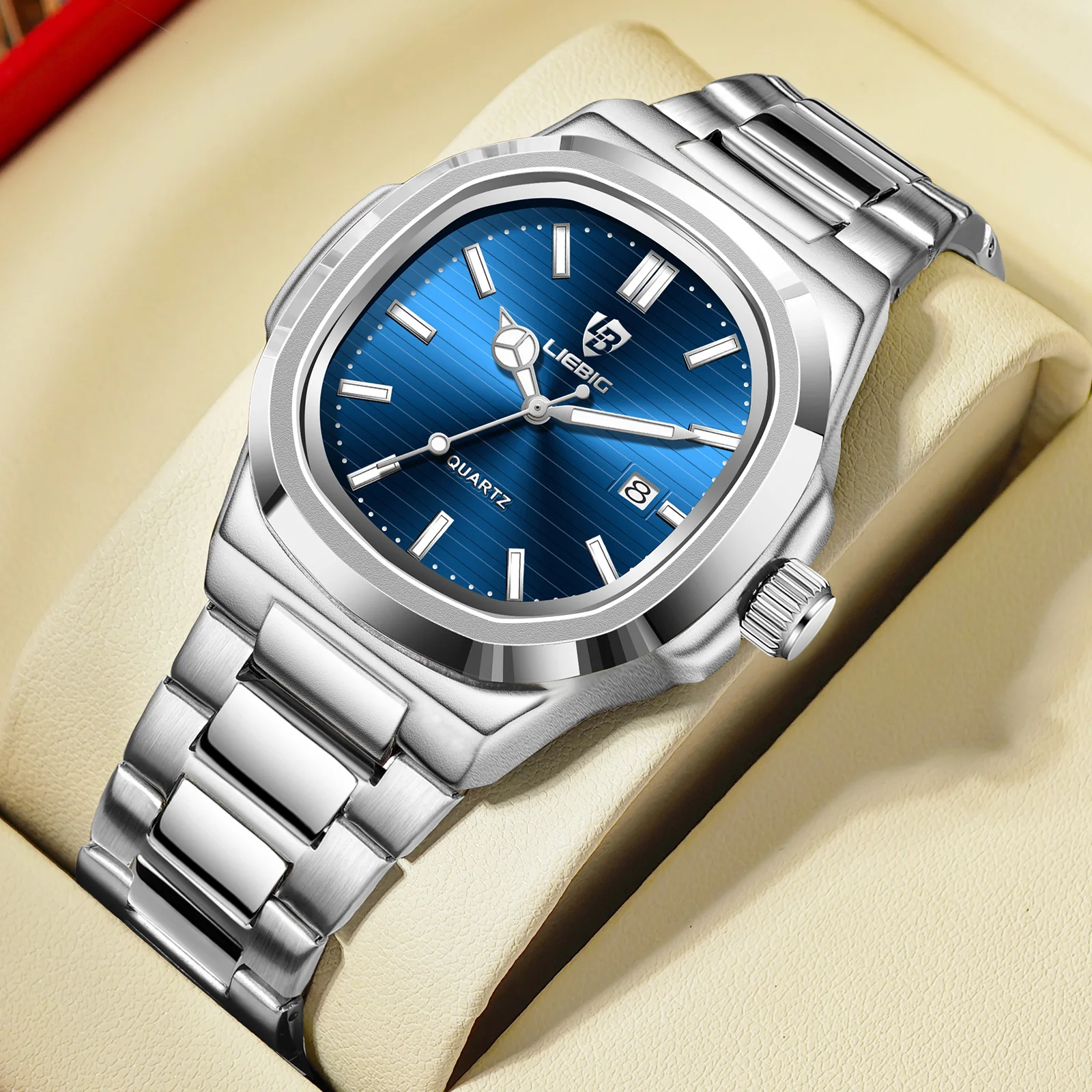 

Роскошные мужские модные кварцевые часы, элегантные кварцевые наручные часы с датой для женщин и женщин, водонепроницаемые часы для девочек, Relogio Feminino