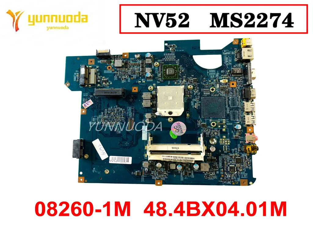 Placa base Original para portátil ACER Gateway NV52 MS2274 08260-1M 48.4BX04.01M MBWDJ01001, probada, buen envío gratis