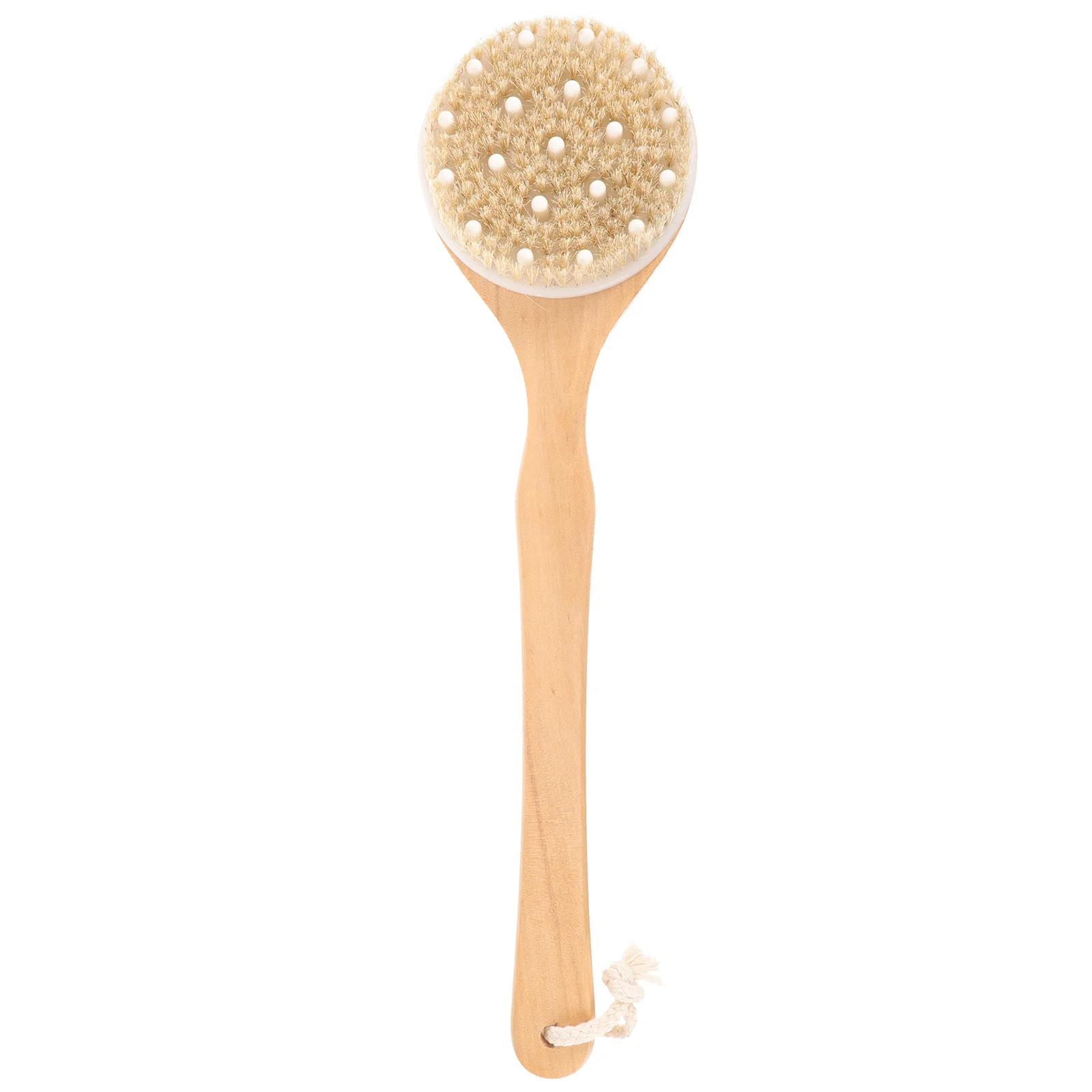 Comfortable Bath Brush Dry Body Shower Long Handle Confidence-inspiring Showering Face Hemu Plus Pig Hair Back Scrub Firm