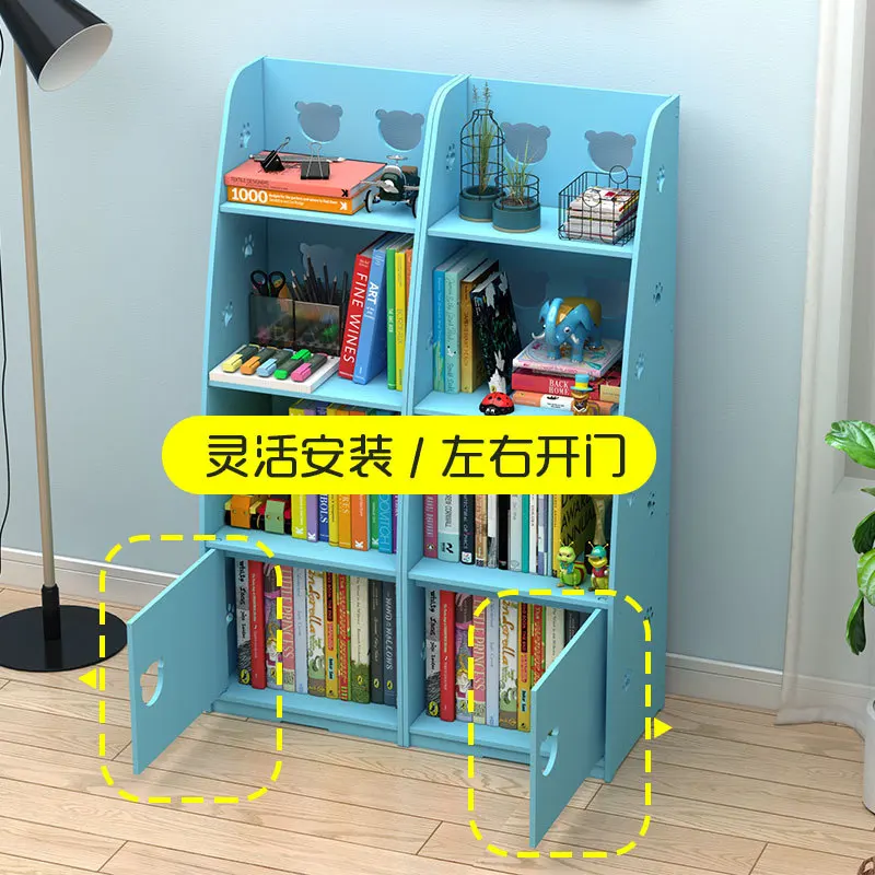 Children's bookshelf Floor-to-ceiling picture book shelf Household simple multi-layer creative bookcase