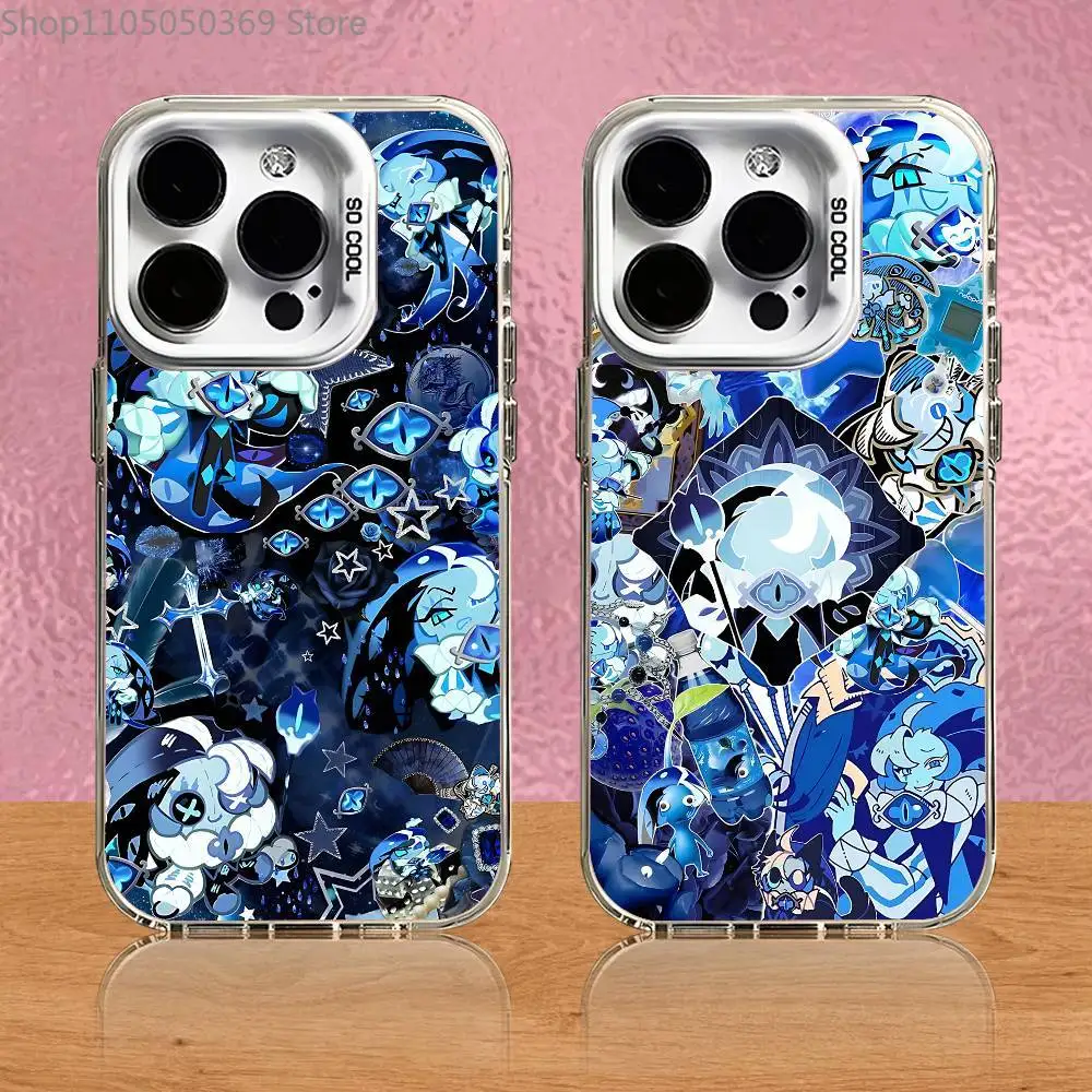 

Shadow Milk C-Cookie R-Run Phone Case For iPhone 17,16,15,14,13,12,11,Pro,Max,Plus,Air,Mini,SE4 White Matte Shockproof Cover