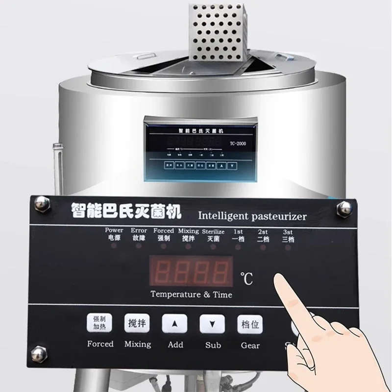 商用のフレッシュミルク滅菌機,自動,10l