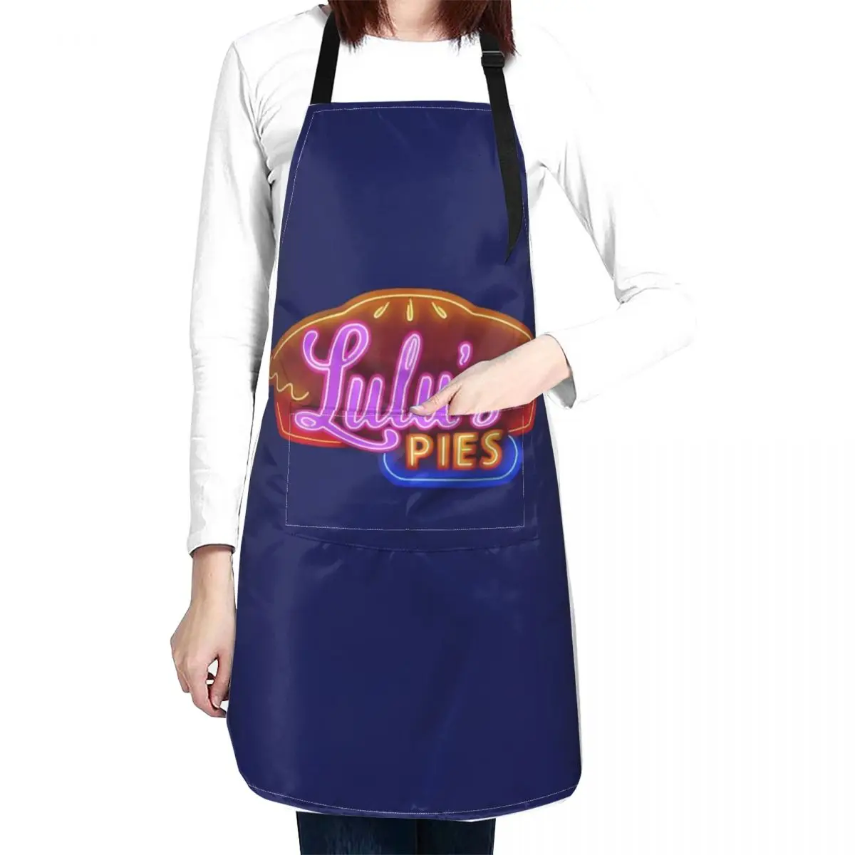 Lulu's Pies Neon Sign - Waitress the Musical - Broadway, West End Apron professional kitchen Home Supplies bib Apron