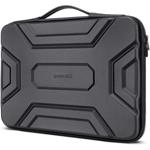 13 14 15,6 17 pulgadas funda para portátil bolso de hombro a prueba de golpes bolsa de ordenador impermeable EVA funda protectora de transporte negro