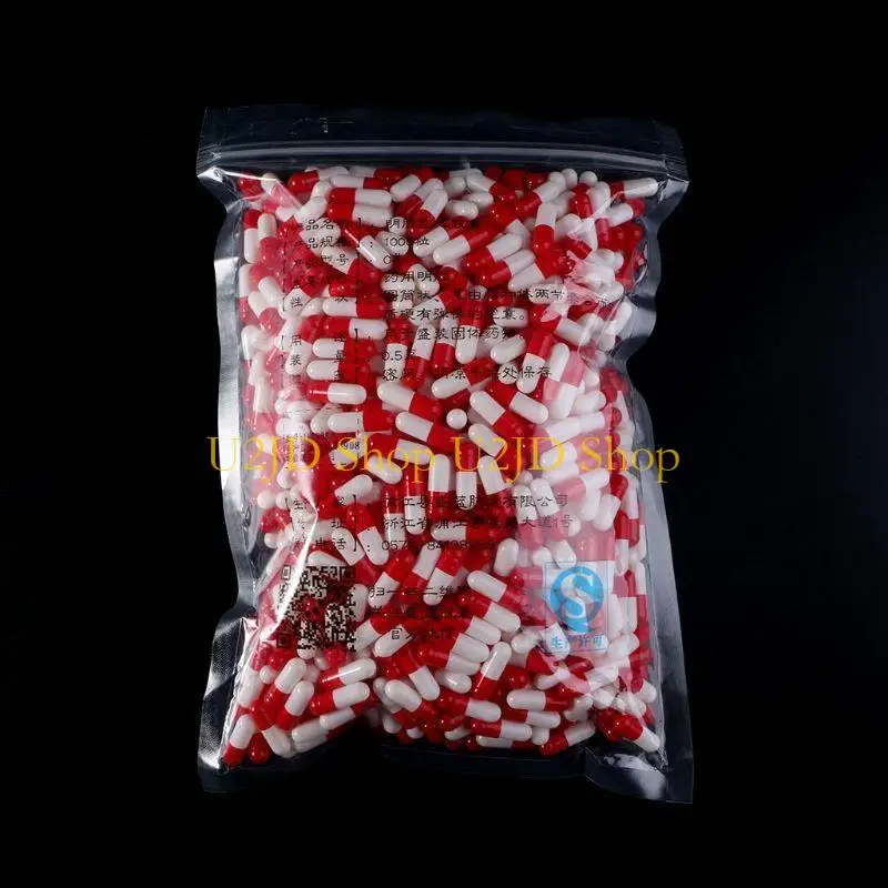 

U2JD 0# Empty Gelatin Capsules-Capsules for Express Empty for Pill Capsules-DIY Capsule Filling-Fillable for Pill Capsules