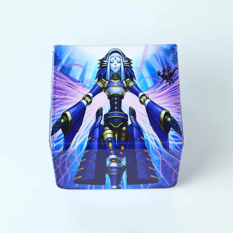 Yu Gi Oh Cards Box self made El Shaddoll Construct Anime Game Characters Opcg Tcg Ptcg Storage Box 100+ Pu Collection Card Box