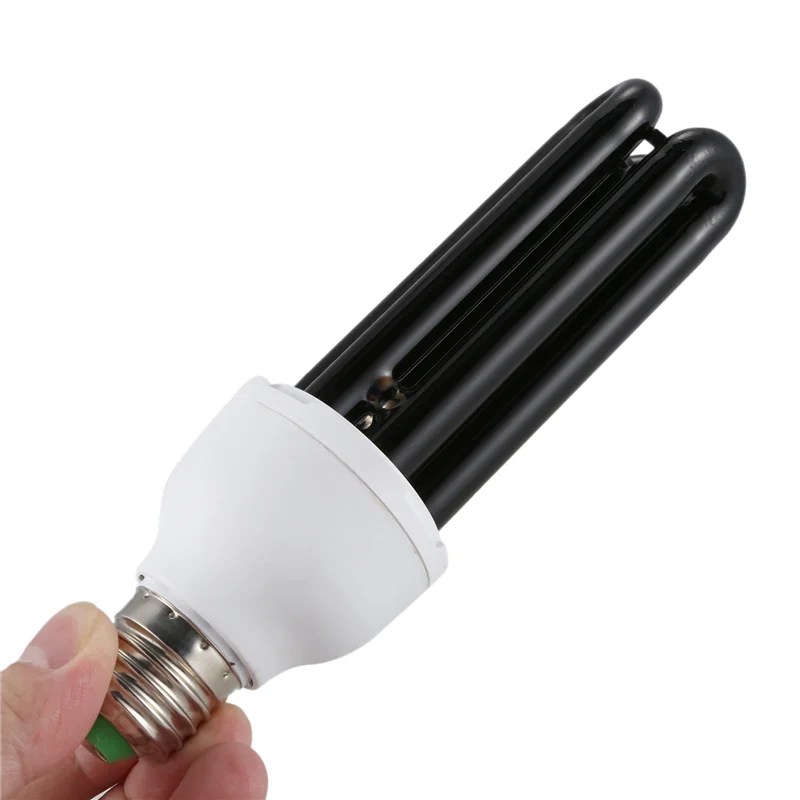 ABJI-4X E27 40W UV 자외선 형광등 블랙라이트 CFL 전구 램프 220V 모양: 직선 전력 전압: 40W DC 12V