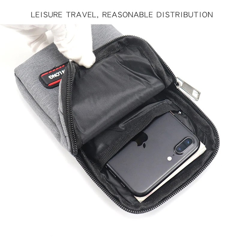 Sac banane étanche pour homme, sac banane extérieur, sac à main simple ou double couche, poudres pour téléphone, camping et chasse