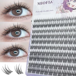 Large capacity fish tail fake eyelashes Natural Russian anime eyelashes natural eyelashes cosplay single cluster fake eyelashes