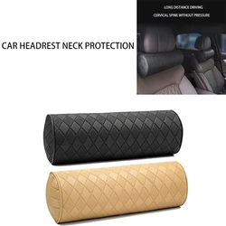 Car Seat Headrest Neck Protection Soft Breathable Cylinder Neck Pillow Office Headrest Removable And Washable