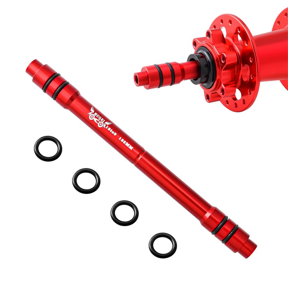 MUQZI Steckachse-Adapter 12 bis 9 mm 110 135 142 148 mm 15 bis 9 100 mm Steckachse auf Schnellspanner für MTB-Rennrad vorne und hinten