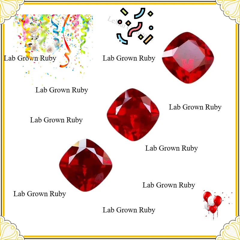

Синтетические камни: рубин цвета «голубиная кровь», различные виды огранки, на выбор, с сертификатом