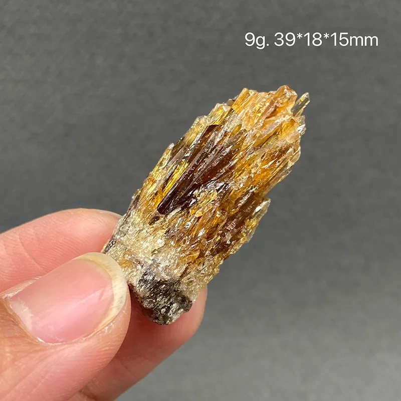 

100% natural Amber calcite mineral specimen healing crystal gem collection