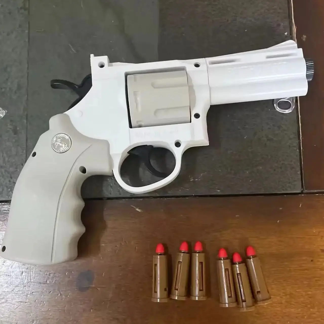 연속 발사 권총 ZP5 357 리볼버 런처 소프트 다트 총 장난감 CS 야외 게임 생일 선물 어린이 및 성인용