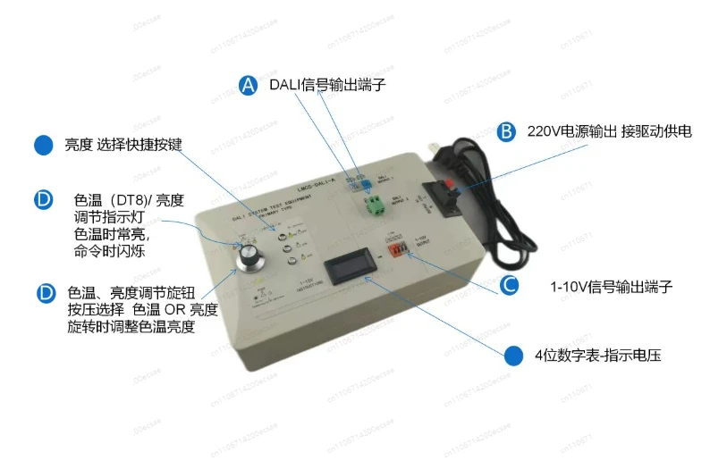 

LED Dimmer Mutiple-Signal Generator DALI Tester Knob Signal 1-10V dimming knob with DALI bus power supply