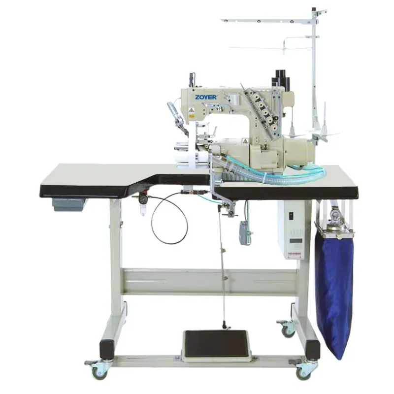 ZY600-33DA Zoyer Programmable Small Flat Bed High Speed Lock Stitch Sewing Machine With Engine/Motor