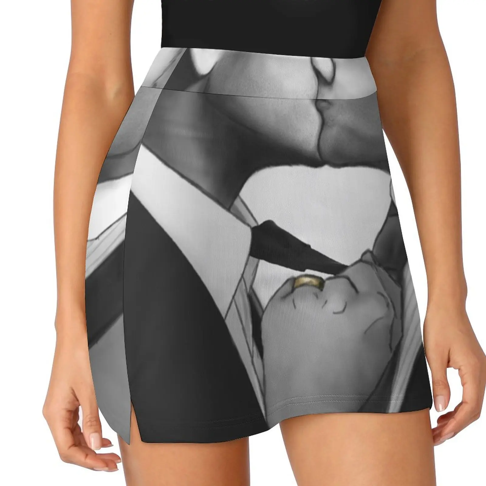 Mr & Mr Winchester Mini Skirt Kawaii Sexy mini skirt Female clothing