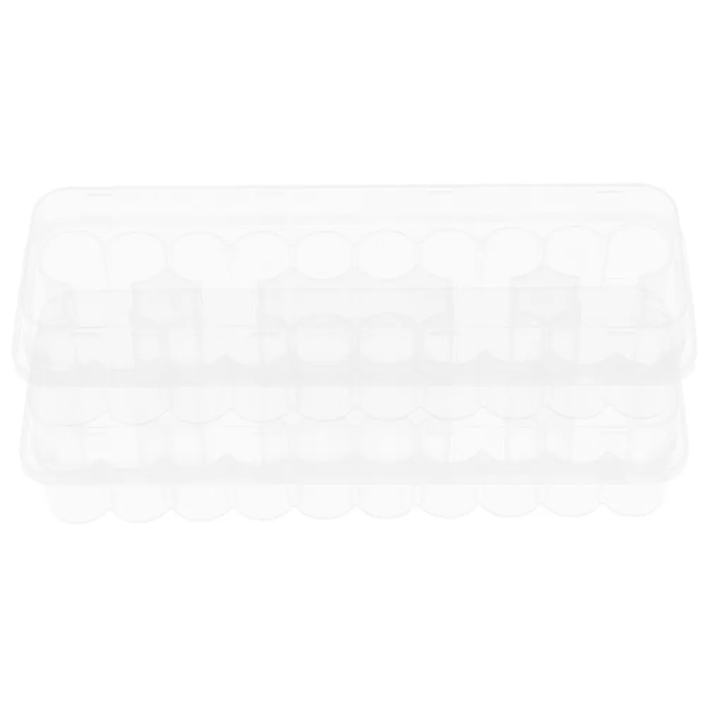 12 Slot Transparent Plastic Injection Vial Storage Sample Organizer Freezer Safe Tube Holder for Clinic Pharmacy Lab Use