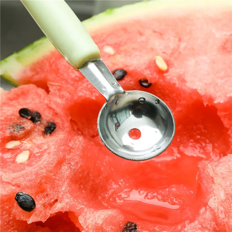 Multi Function Fruit Carving Knife Watermelon Baller Ice Cream Dig Ball Scoop Spoon Baller Kitchen DIY Cold Dishes Tools Gadgets