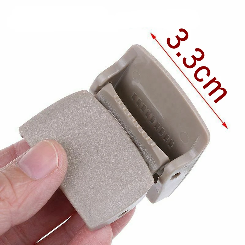 5pcs Pack 32mm Plastic 5 Color Colorful Replacement Craft Belt Automatic Buckles Diy Men Belt Buckle Military Adjustable Webbing