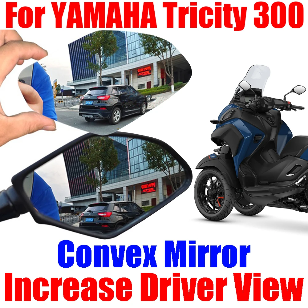 For YAMAHA Tricity 300 Tricity300 Motorcycle Accessories Convex Mirror Increase Rearview Mirrors Side Mirror View Field Vision