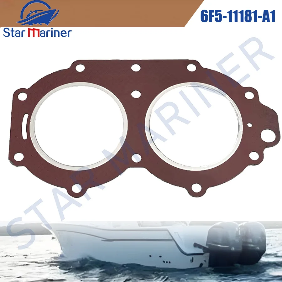 

Boat Motor Cylinder Head Gasket 6F5-11181-A1 For Yamaha Outboard Engine 40HP 6F5 6F6 6F5-11181 6F5 6F6 40G 40J 2 Stroke parts
