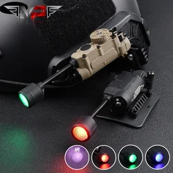 Tactical Fast Helmet Sidewinder Red Green Blue IR White Light Multifunctional Lamp For Outdooring Hunting Helmet Accessories