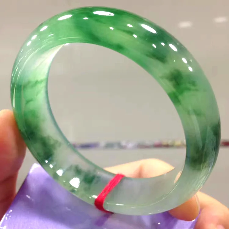 Jewelry Natural Jade Ice Green Elegant Princess High Quality Aurora Bracelet
