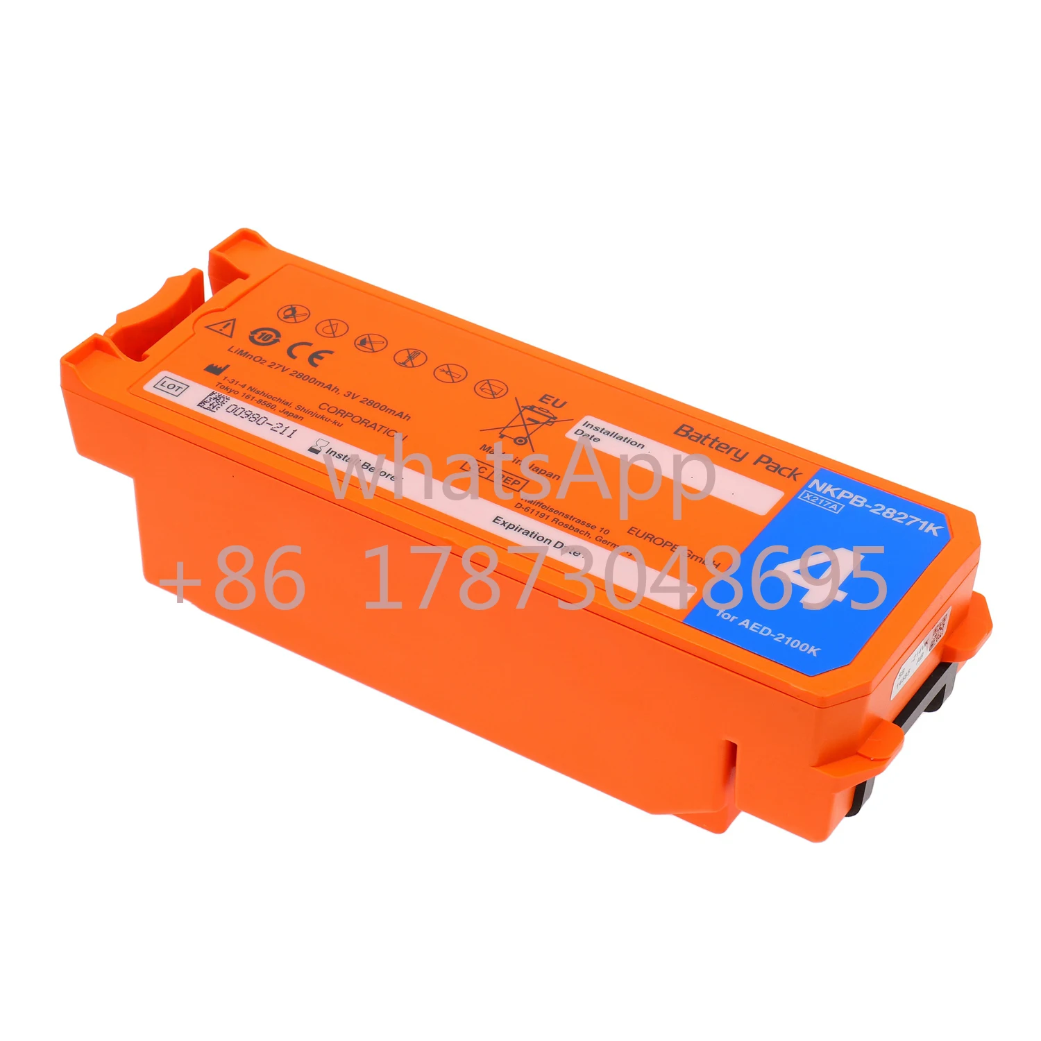 High Quality Imported Cells For Nihon Kohden NKPB-28271K SB-214VK AED-2150 AED-2150P AED-2150K AED-2100K Defibrillator Battery