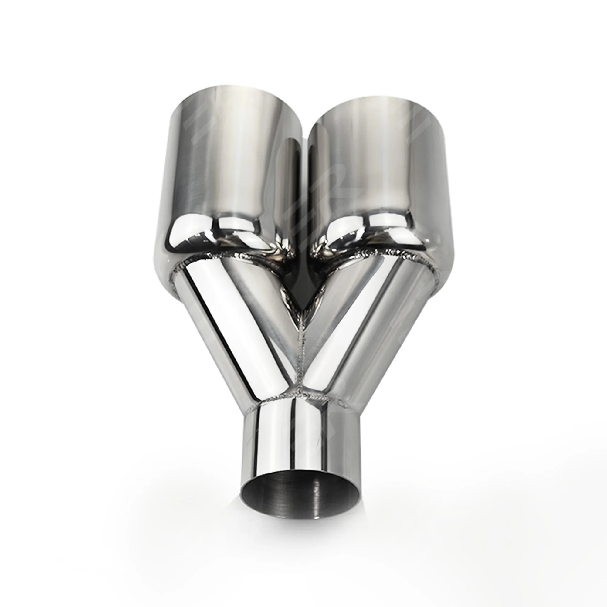 ER Exhaust tips stainless Dual Exhaust System Upgrade car Muffler tailpipe double Nozzle Modify
