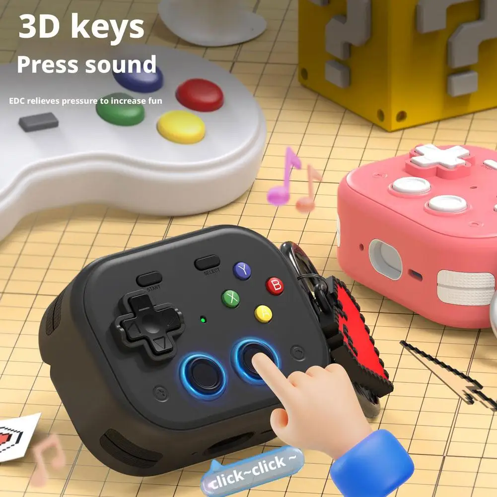 2025 For Airpodspro3 Case With Keychain Soft Silicone Protective Classic Cute Game Console Design Case Cover For Airpods Pro 3