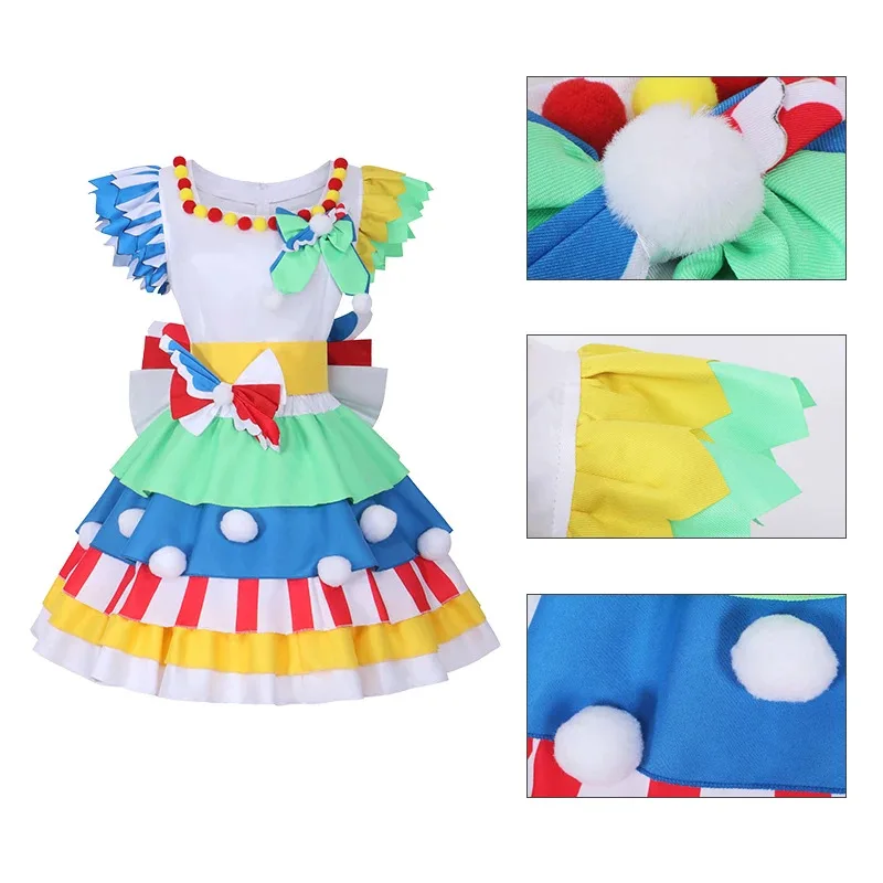 

ABC123Anime Pripara Minami Mirei Cosplay Costume SoLaMISMILE Princess Lolita Dress Adult Woman Kawaii Party Suit Half;5,c'8.m;0'