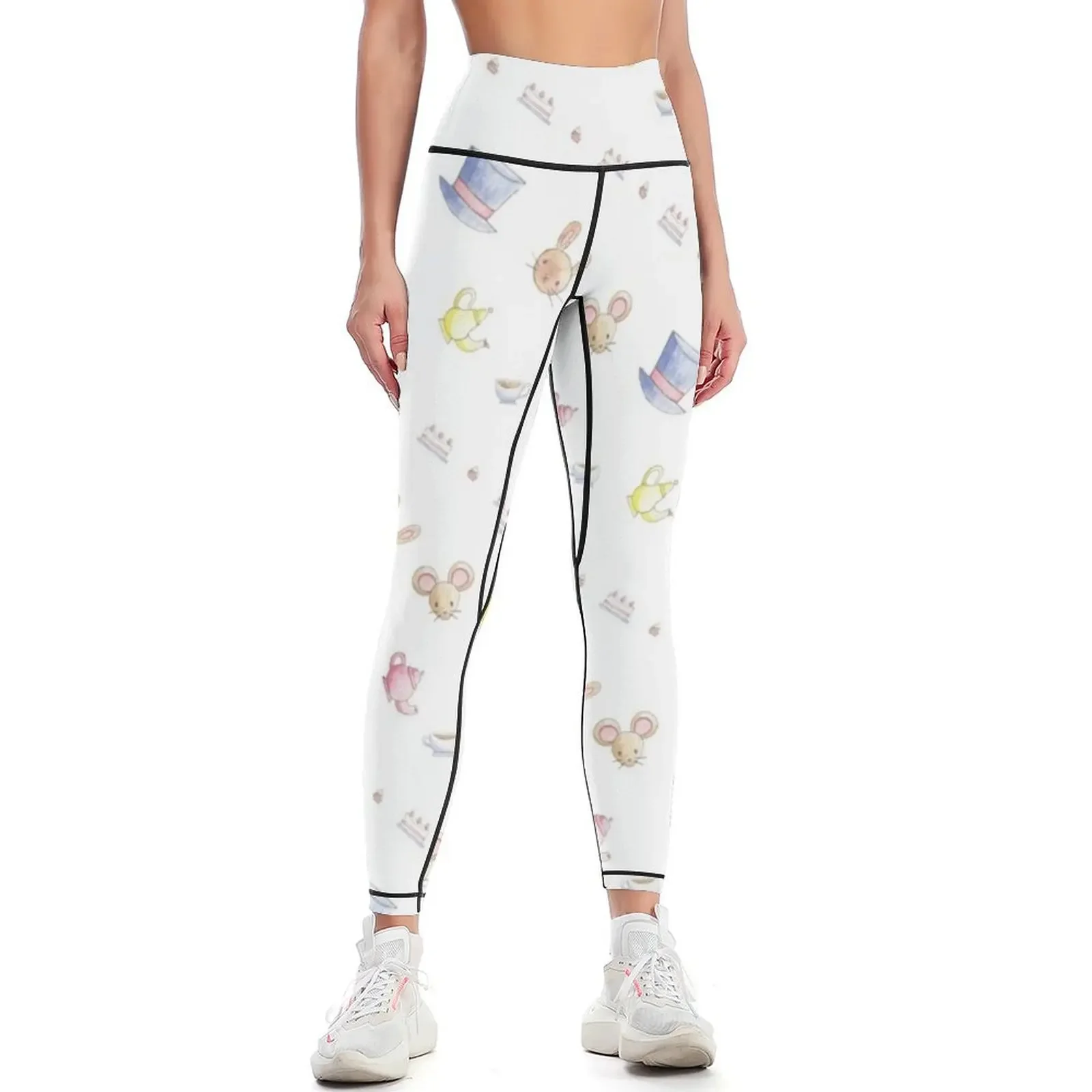 

Mad Tea Party Leggings Women's high waist Women's sports legings for fitness high waist Womens Leggings