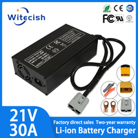 21V 30A Intelligence Lithium Li-ion Fast charger for 5S 18V 18.5V Lithium Polymer Battery Pack XT90 XT60 GX16 Anderson Clip Plug