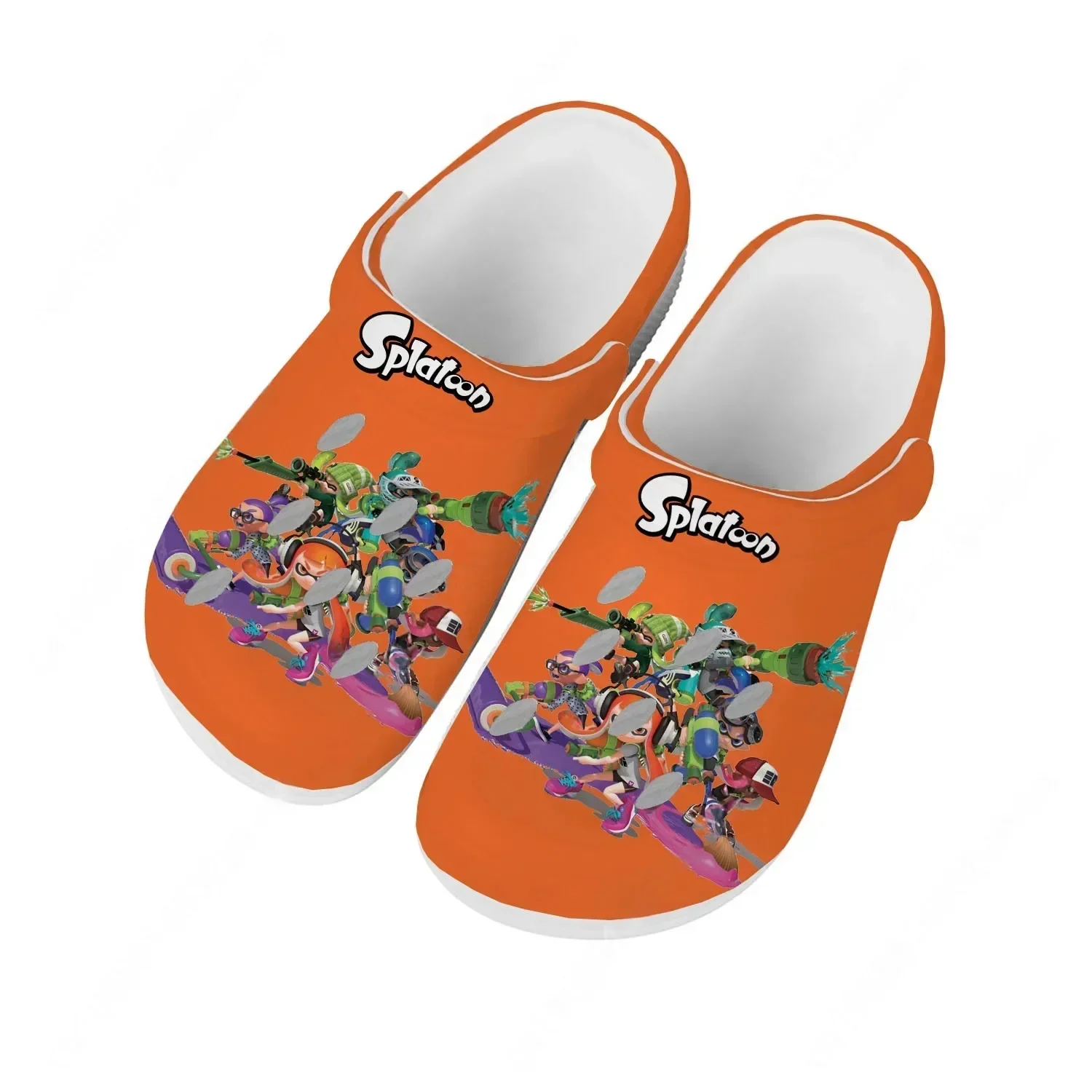 

Splatoons Water Shoes Mens Womens Comfortable Fashion Home Garden Clogs Customizd Sandals Beach Breathable Hole Slippers
