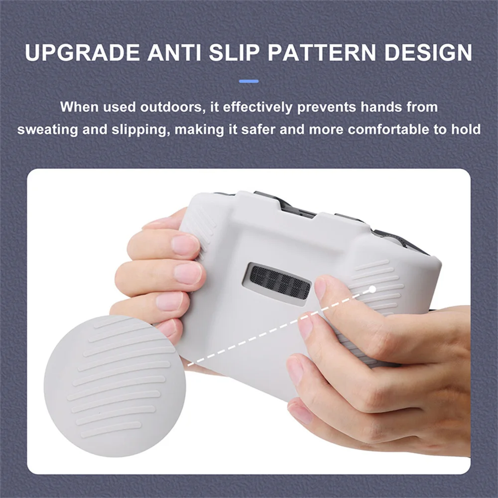 غطاء سيليكون لـ DJI Flip /Air 3S/Mini 4 Pro/4K غطاء حماية لجهاز التحكم عن بعد لـ DJI Neo RC N3/2 ملحقات الطائرة بدون طيار