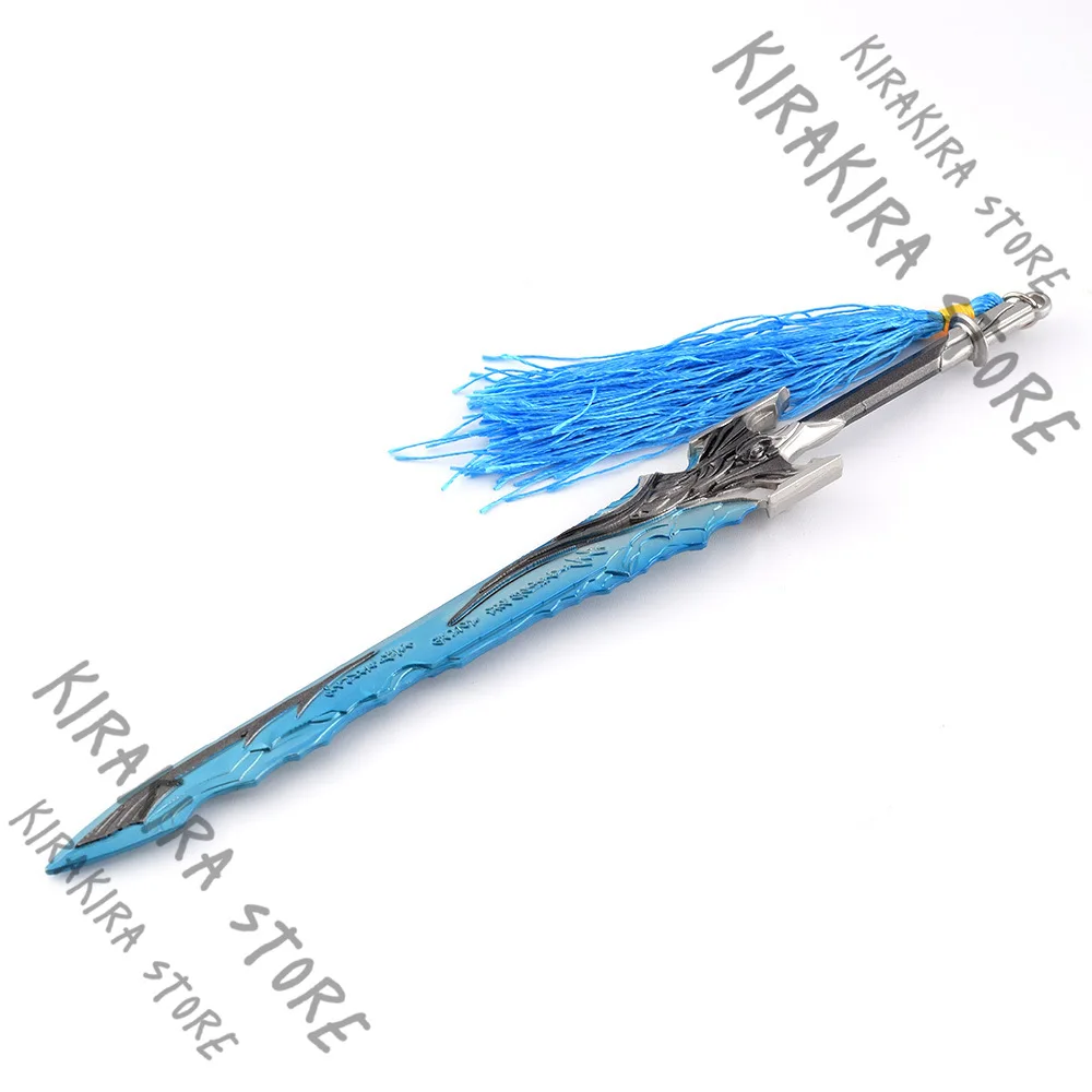 22cm Metal Weapon Model Wuthering Waves Armament Ornaments Anime Gift Knife Figurine Pendant Handcraft Accessories Mascot