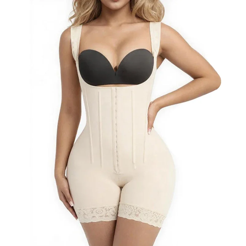 Colombian Shaper Slimming Bodysuit Fajas Girdles Compression Corset Corrective Sheath Tummy Control Butt Lifter Women Shapewear