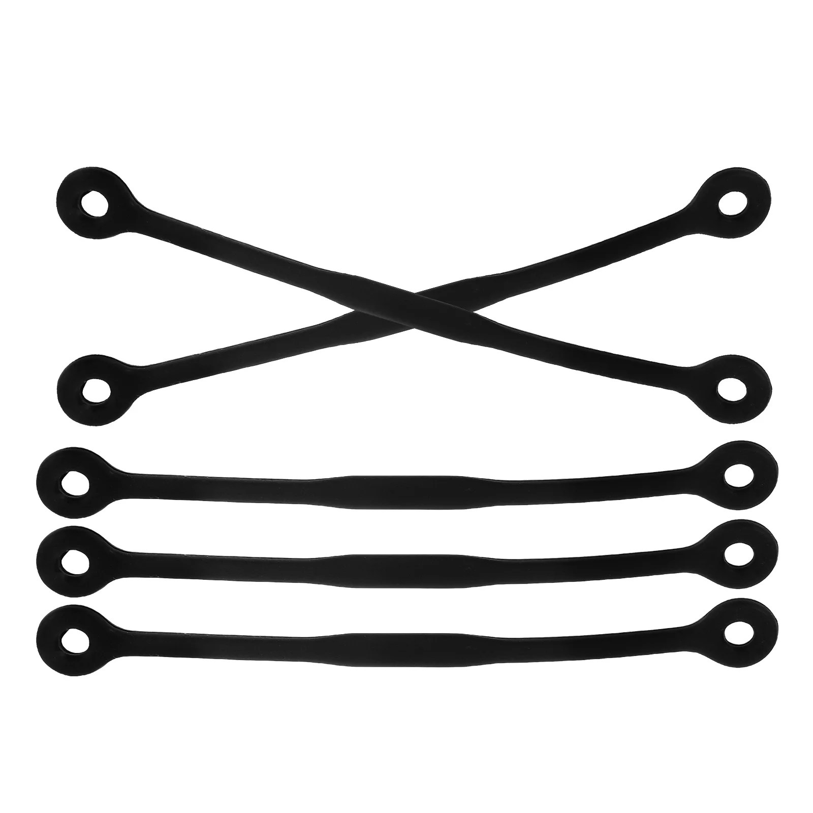 

5 Pcs Tennis Racket Shock Absorber Racquet Dampener Absorbers Black Silicone Damper