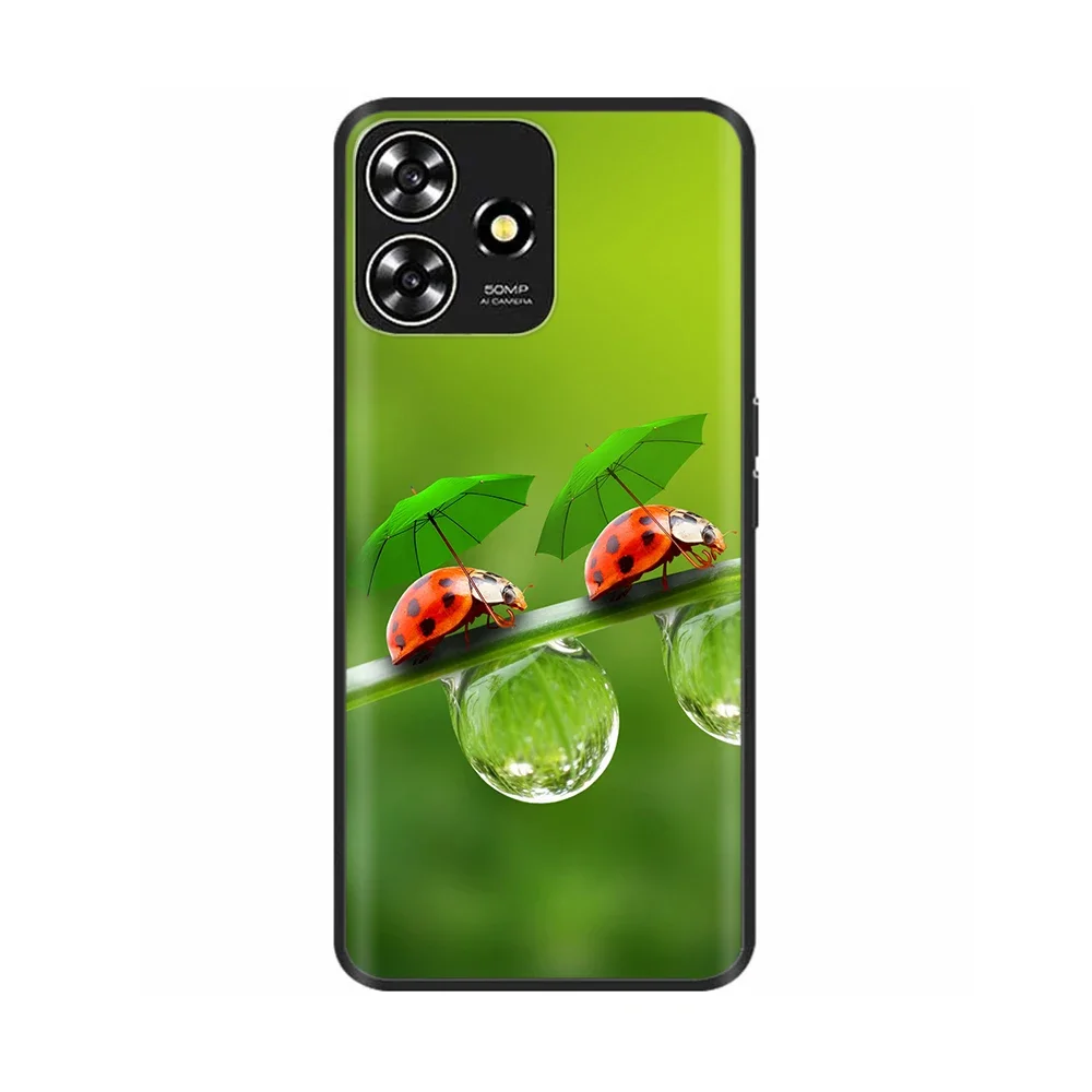 For ZTE Blade A73 4G Case Soft Silicone Cool Animals TPU Flower Phone Cases For ZTE Blade A73 4G BladeA73 A 73 Lovely Back Cover image 5
