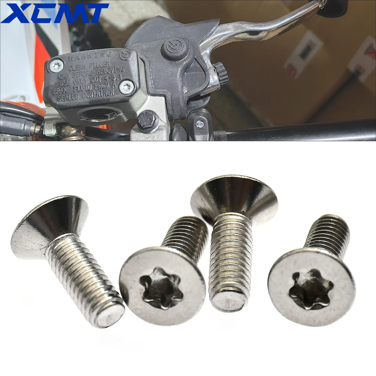 Motorcycle Front Brake Reservoir Cover Screws For KTM EXC SX SX-F XC XC-F EXC-F125-530 Suzuki RM80 85 125 250 RMZ RMX 250 DR250R