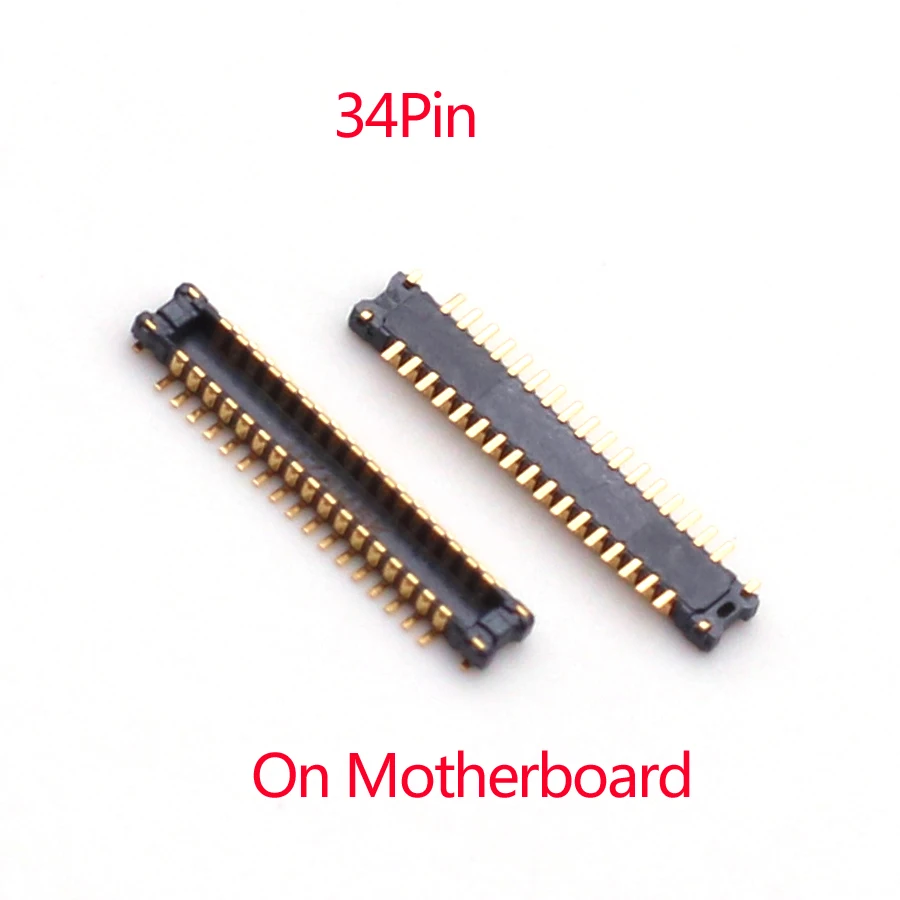 5 قطعة 40pin Lcd FPC موصل لسامسونج غالاكسي A50s A507F A507 A5070 عرض شاشة التوصيل على اللوحة الأم 34pin