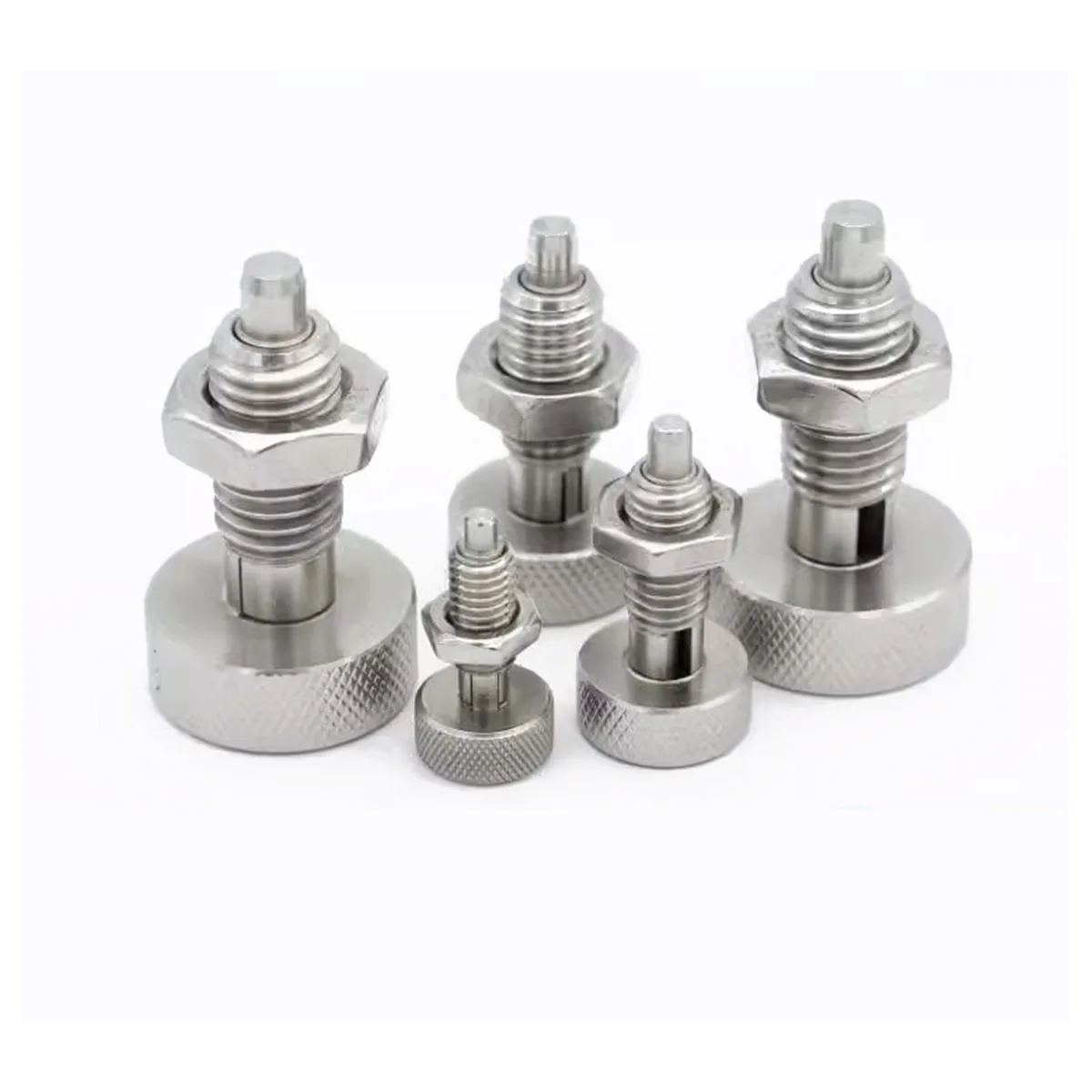 

M6M8M10M12M16 Telescopic Knurling Head Knob Plunger Spring Positioning Stop Index Pin
