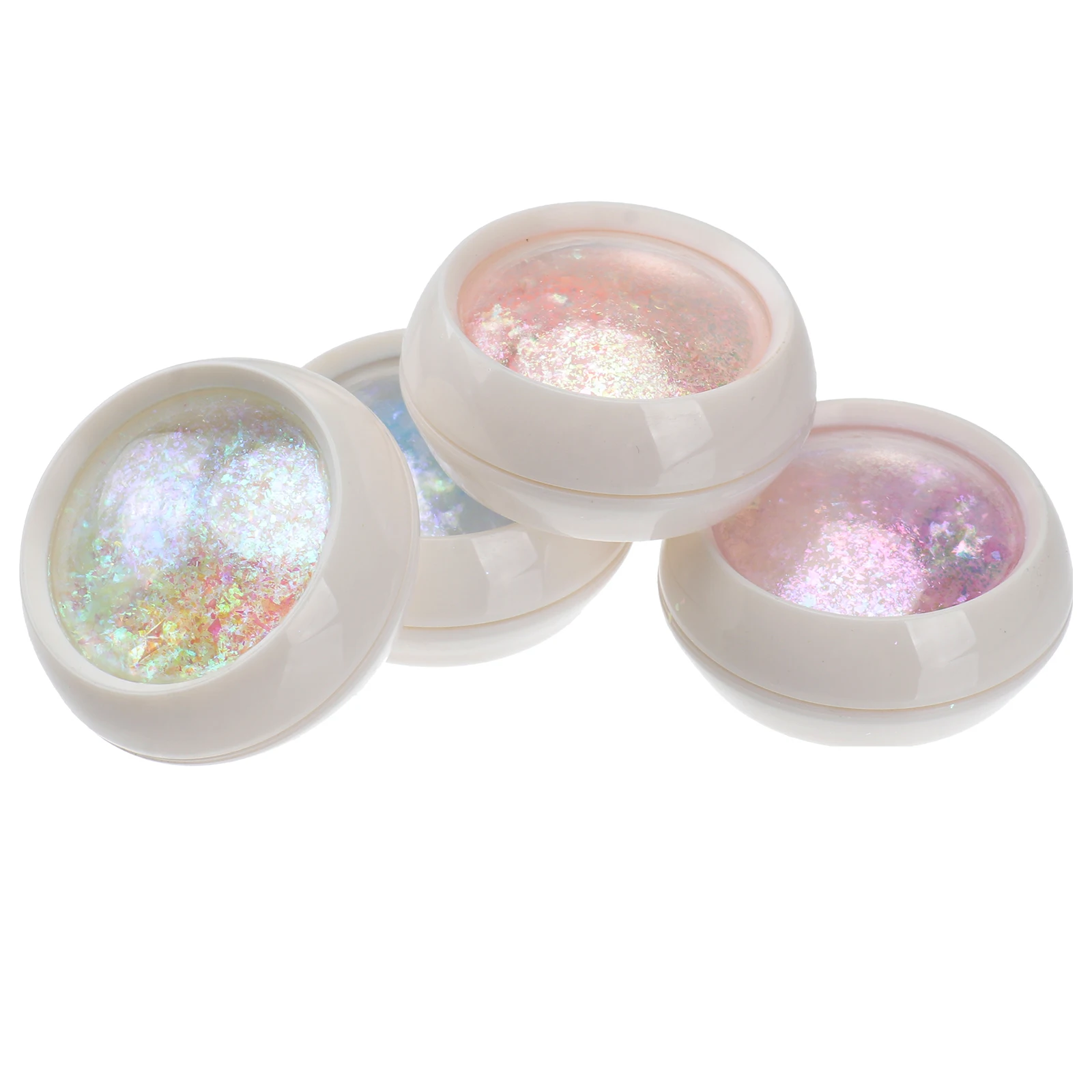 

4PCS Nail Opal Powder Decors DIY Manicure naments Suitable Fingernails Toenails Exquisite Decorative Practical Supply