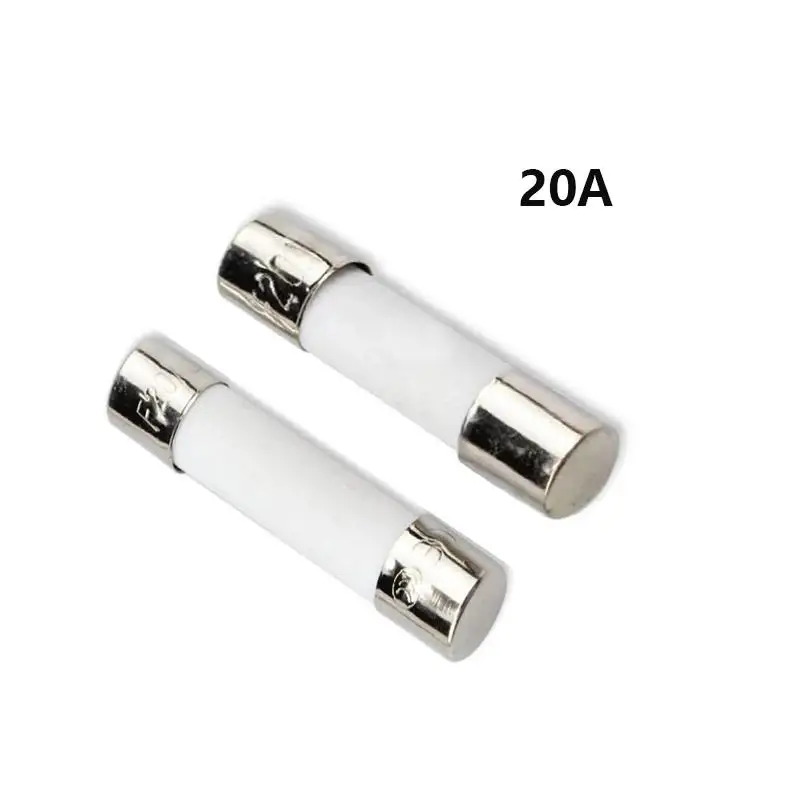 25 pz 3A/5A/10A/13A/20A spina fusibile per uso domestico alimentatore britannico per uso domestico 13amp fusibile a spina in ceramica antisommossa