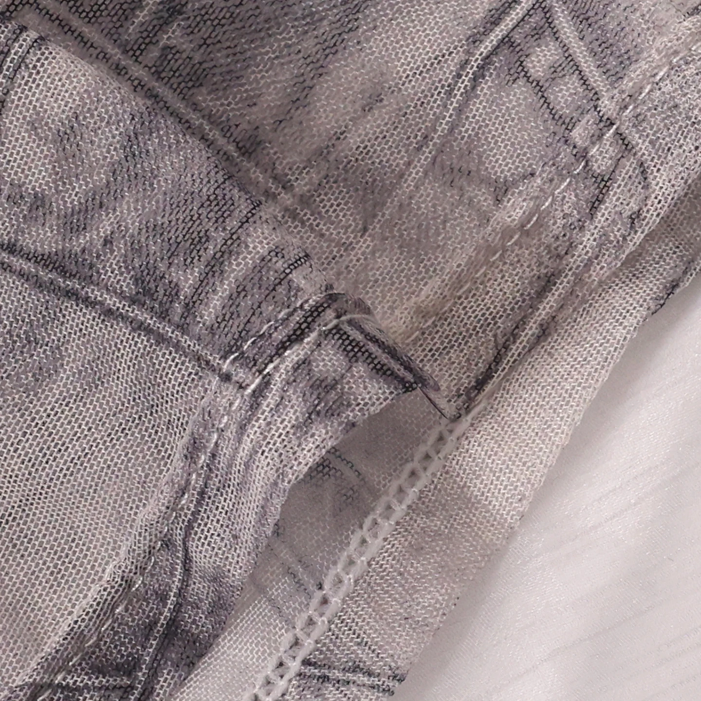 ملابس داخلية للرجال على شكل الدنيم - بوكسر من الحرير الجليدي متجدد الهواء 84% بوليستر 16% سباندكس، رائع ومسامي للصيف