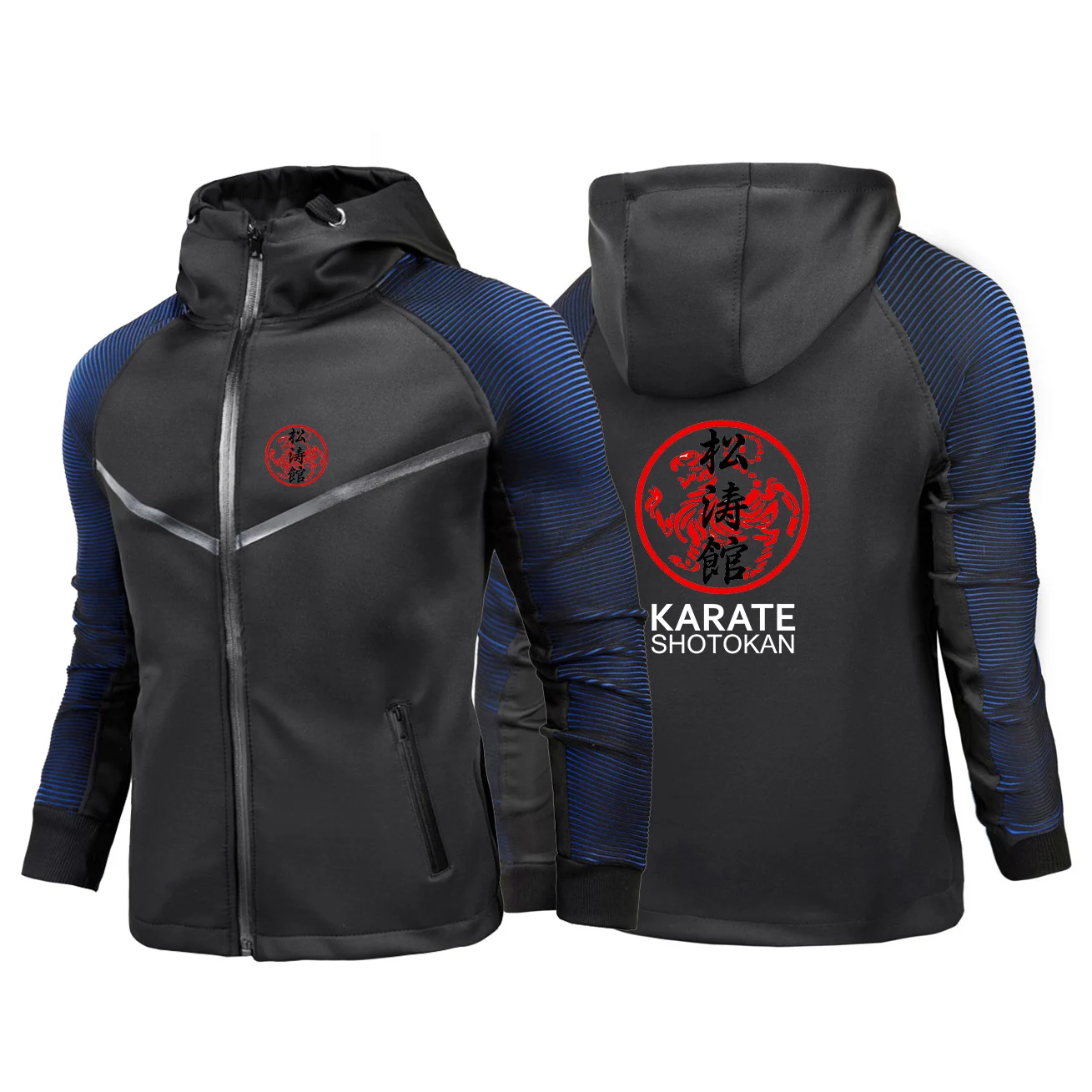 2024 Spring Autumn Men's Shotokan Karate Logo Printing Fashion Solid Color High-Quality Comfortable Simplicity Pullover Hoodies